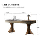 Elegant Craftsmanship In Large Office Desk Stunning European Design Standing Table Office Use Muebles Oficina Home Accessories