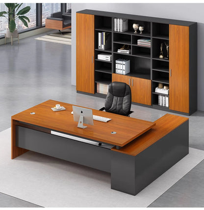 Wooden Professional Office Desk Vintage Simple Irregular Living Room Office Desk Modern Escritorio Oficina Trendy Furniture