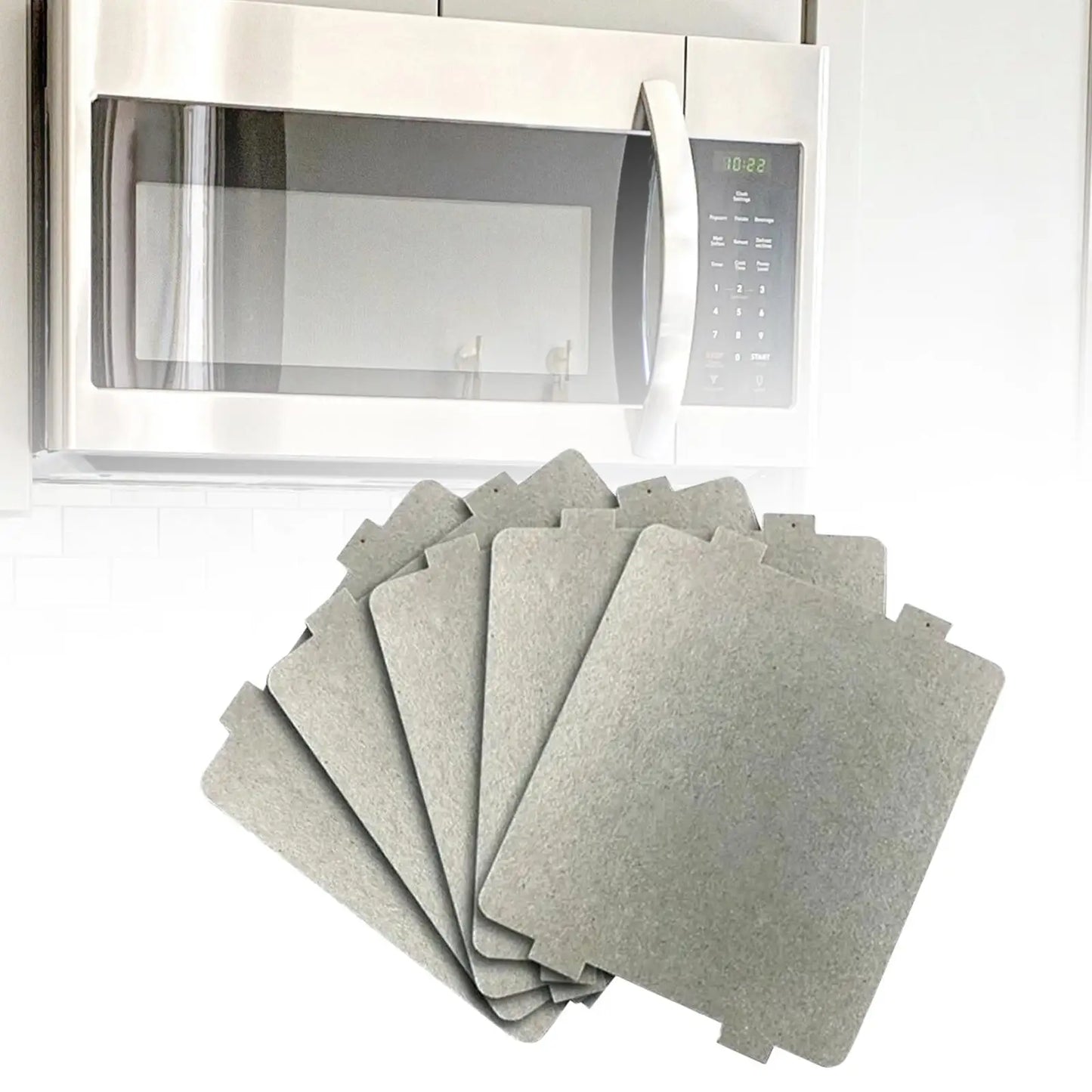 5x Waveguide Covers Microwave Accessories Mica Plate Sheets Universal for Home Oven Repairing Kitchen Appliances Restaurant