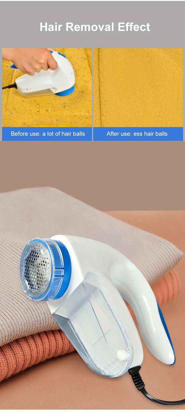 EU/US Lint Remover Electric Clothes Fuzz Pills Shaver Lint Pellet Sweaters Curtains Carpets Clothing Lint Pellet Cut Machine
