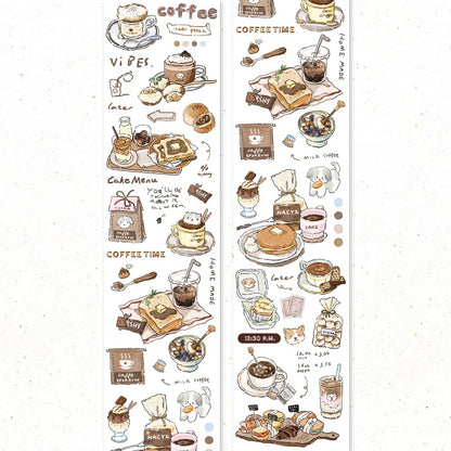 Mr. Paper 4 style 1 roll/pack of special oil masking tape for DIY phone case photo frame and other handbook material decoration