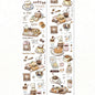 Mr. Paper 4 style 1 roll/pack of special oil masking tape for DIY phone case photo frame and other handbook material decoration