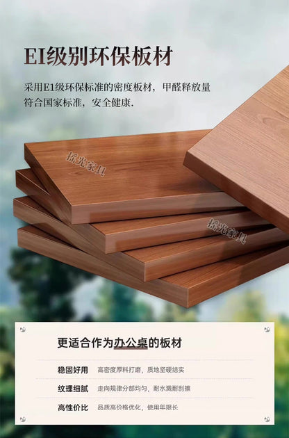 Modern Wooden Office Desk Storage Design Multifunctional Nordic Office Desk Gaming Computer Meuble Bureau Commercial Furniture