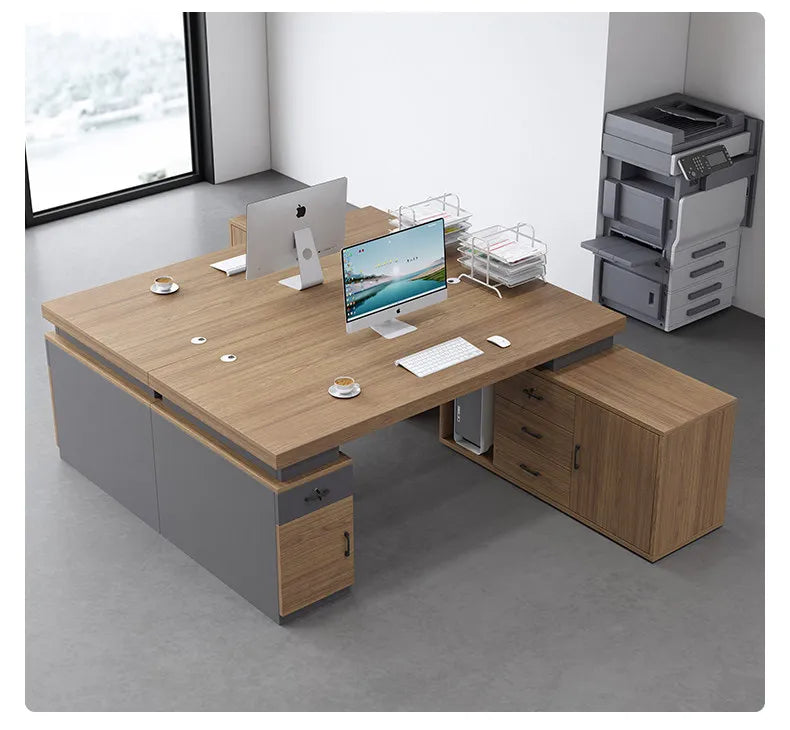 Large Size Fashion Office Desk Decoration Beauty Professional Minimalist Office Desk Save Space Mesas Escritorio Furnitures