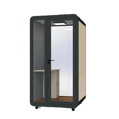 Portable Soundproof Office Cabin, Mobile Office, Soundproof Reading Room, with Ventilation System, Suitable for Indoor Use