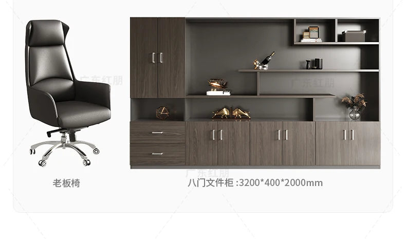 Wooden Lshaped Office Desk Modern Computer Standing Organizers Office Desk Space Saving Escritorio Oficina Postmodern Furniture