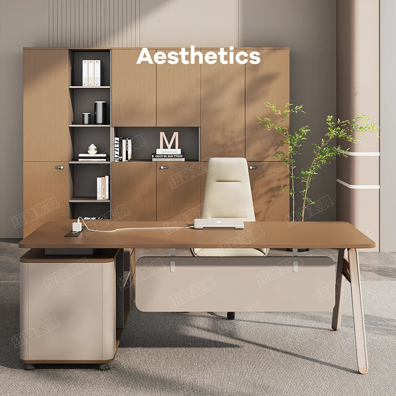 Organizer Large Office Desk Professional Simple Fashion Interior Universal Office Desk Wooden Escritorio Oficina Home Furniture