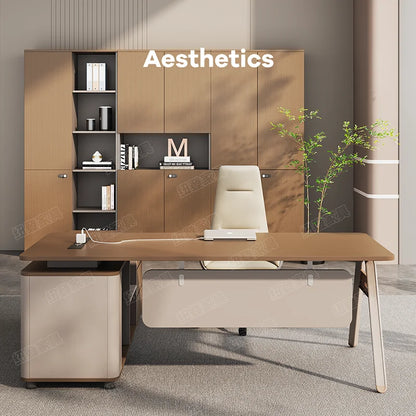 Organizer Large Office Desk Professional Simple Fashion Interior Universal Office Desk Wooden Escritorio Oficina Home Furniture