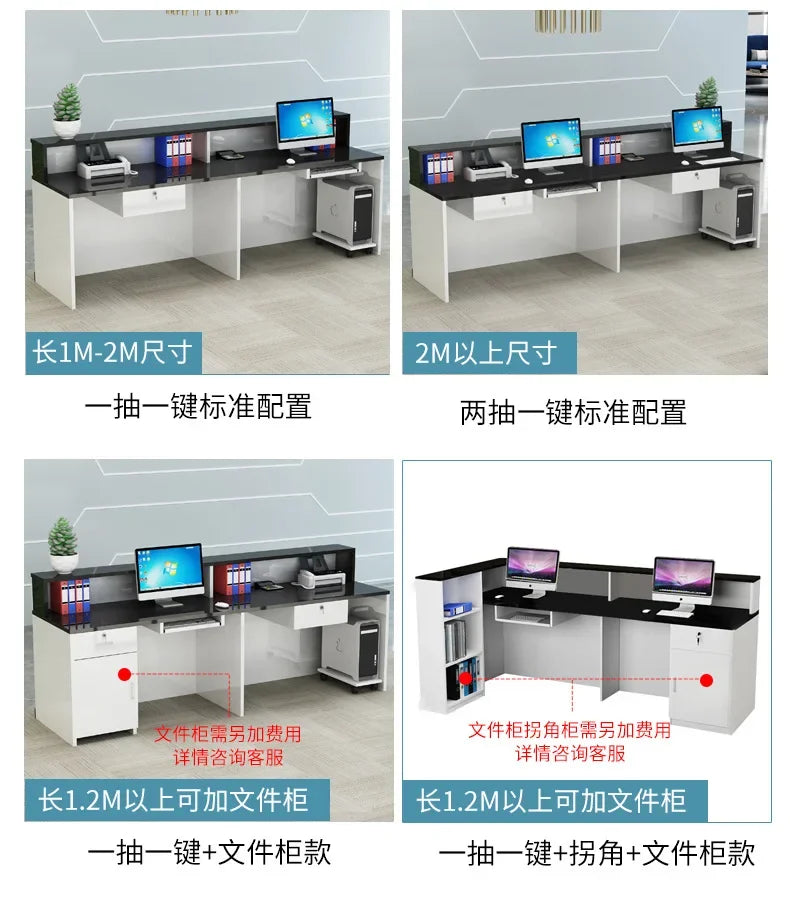 Office Design Reception Desks BeautyModern Checkout Counter Reception Desks Luxury Salon Mostrador Negocio Commercial Furniture