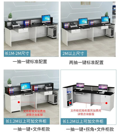 Office Design Reception Desks BeautyModern Checkout Counter Reception Desks Luxury Salon Mostrador Negocio Commercial Furniture