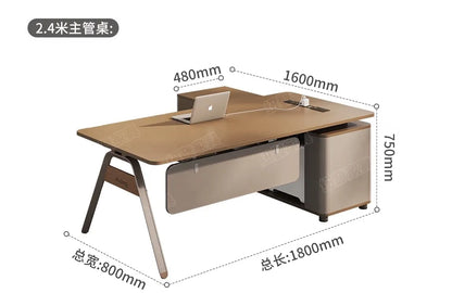 Organizer Large Office Desk Professional Simple Fashion Interior Universal Office Desk Wooden Escritorio Oficina Home Furniture