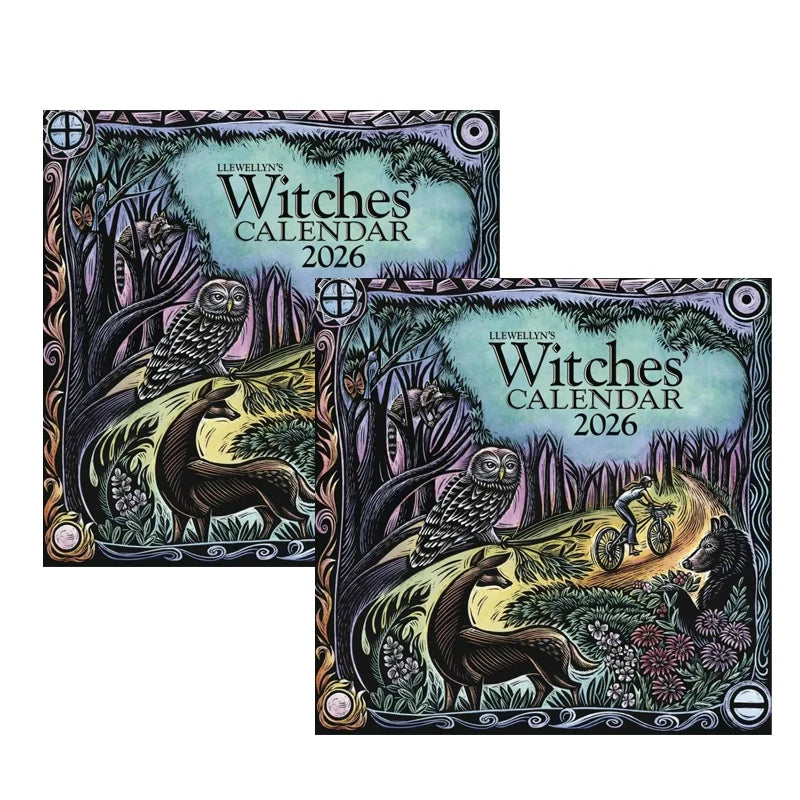 Witches' Calendar 2026 Witches' Botanical Calendar Book Wall Hanging Decorative Wall Art Creative Gift For Family Friends