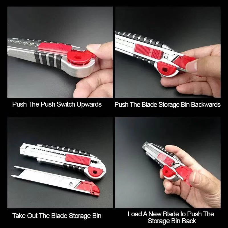 5-Series Art Knife 18mm Heavy duty Adhesive Knife Large Five Series Wallpaper Knife Paper Cutting Knife