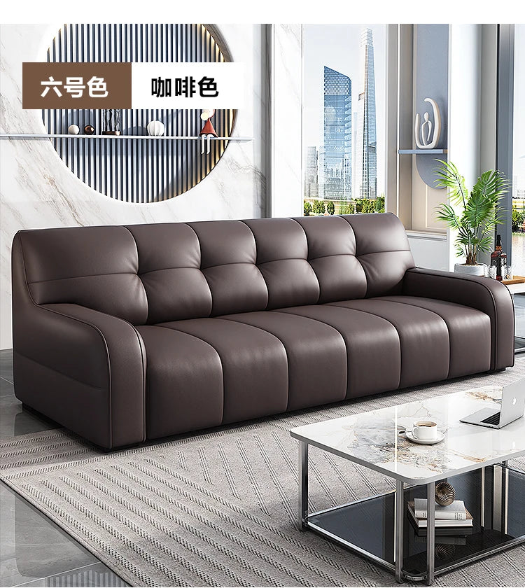 Office Sofa Simple Business Meeting Guest Reception Leisure Lounge Area Small Three-person Coffee Table Combination Set
