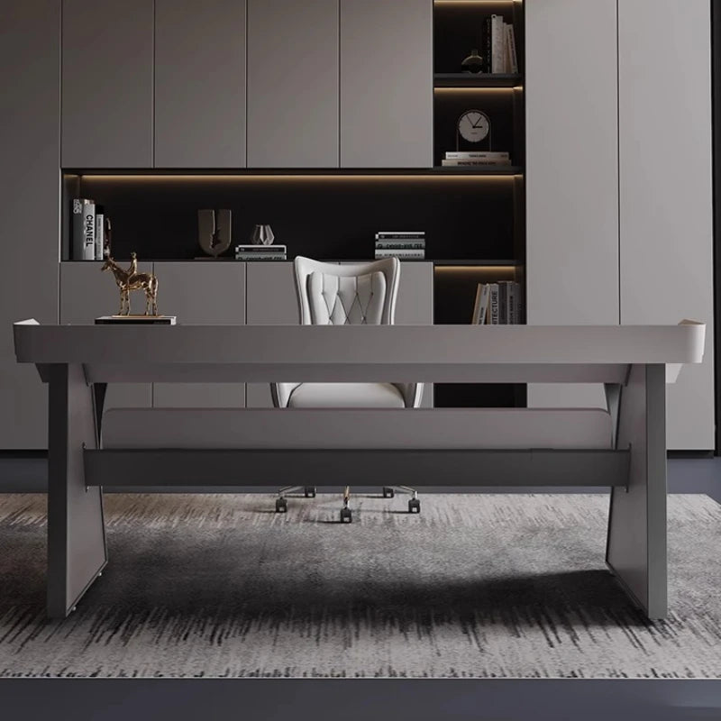Premium European Style Office Desk Large Craft Sedentary Table Offers Ergonomic Comfort Long Hours Muebles Oficina Accessories