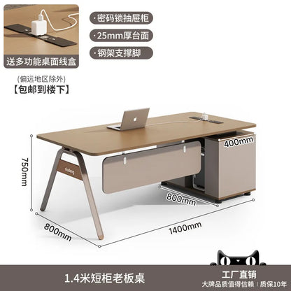 Organizer Large Office Desk Professional Simple Fashion Interior Universal Office Desk Wooden Escritorio Oficina Home Furniture