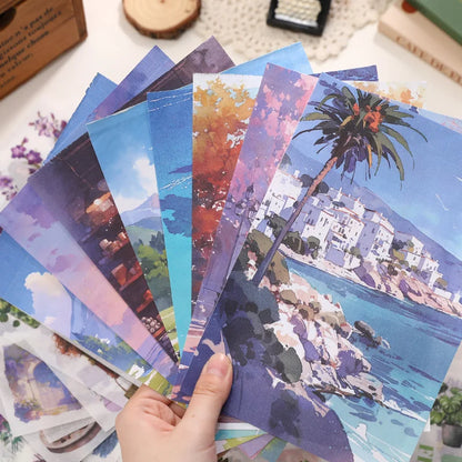 Mr. Paper 1Style 50Pcs/bag Cozy Time Series Sticker Book DIY Handbook Scrapbook Phone Case Photo Frame Calendar