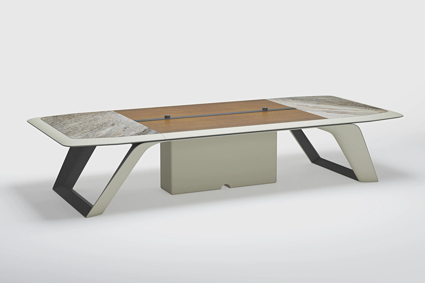 Modern Unique Design Commercial Odm Oem Leather Contemporary Luxury Custom Office Meeting Desk Conference Table
