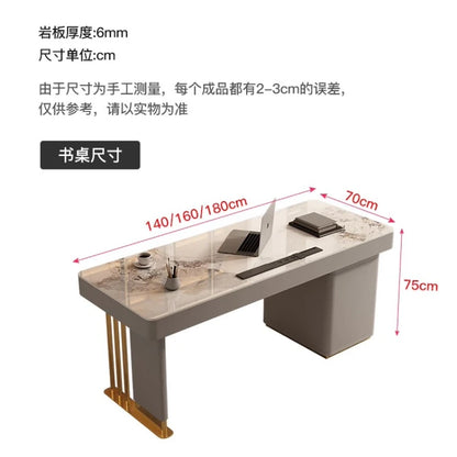 Chic Standing Desk Luxury Large Office Table Sleek European Floor Design Great Corporate Use Muebles Oficina Home Decoration