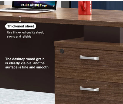 Office Wooden Table Set Workstation Staff Desk Home Computer Table for Office Work Staff Table Computer Office
