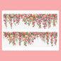 Mr. Paper, 200cm/roll, Flower, Branch, Leaf, Vine Theme Tape, Scrapbook, Photo Frame, Diary, Decorative Sticker Tape