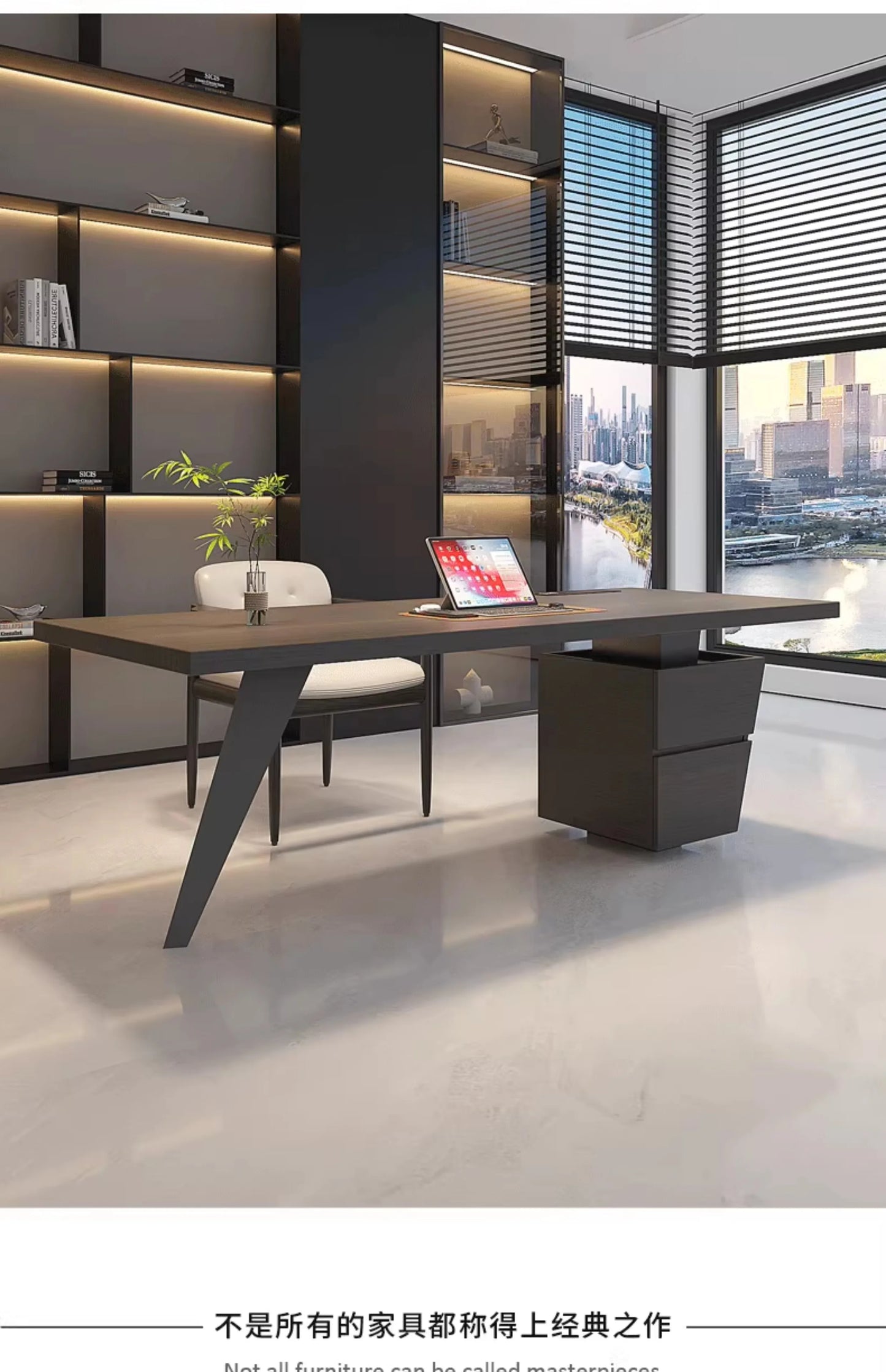Stylish Luxury Corner Office Desk Ergonomic Design Modern Escritorios De Ordenador Ideal Productive Work Environment Furniture