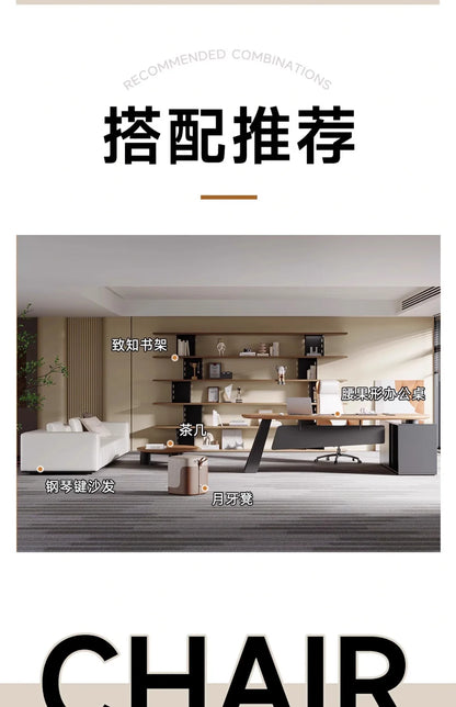 Wooden Study Office Desk Modern Computer Gaming Standing Long Executive Office Desk Luxury Escritorio Oficina Home Products