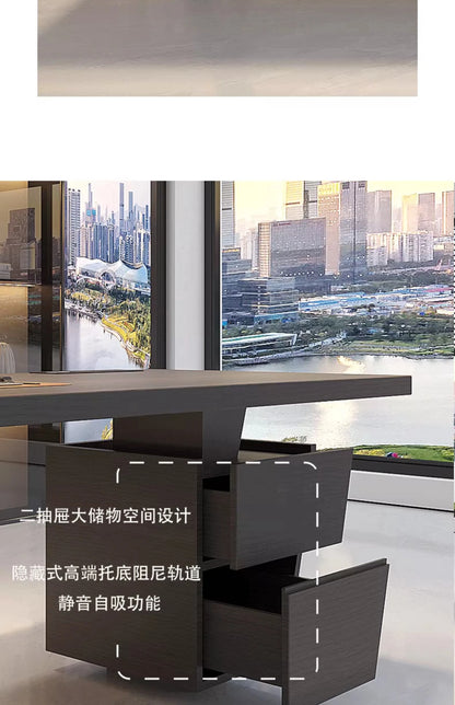 Stylish Luxury Corner Office Desk Ergonomic Design Modern Escritorios De Ordenador Ideal Productive Work Environment Furniture
