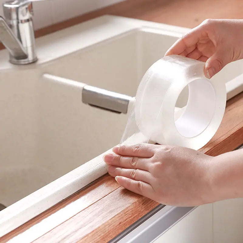 1/2/3/5Pcs 5M Kitchen Waterproof Self Adhesive Tape Acrylic Transparent Mildew-Proof Sink Tape for Bathroom Kitchen Seam Gaps