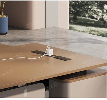 Organizer Large Office Desk Professional Simple Fashion Interior Universal Office Desk Wooden Escritorio Oficina Home Furniture