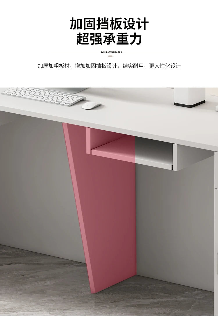 Office Bar Counter Cashier Counter Simple Custom Reception Desk Beauty Salon Escritorio De Recepcion Commercial Furniture