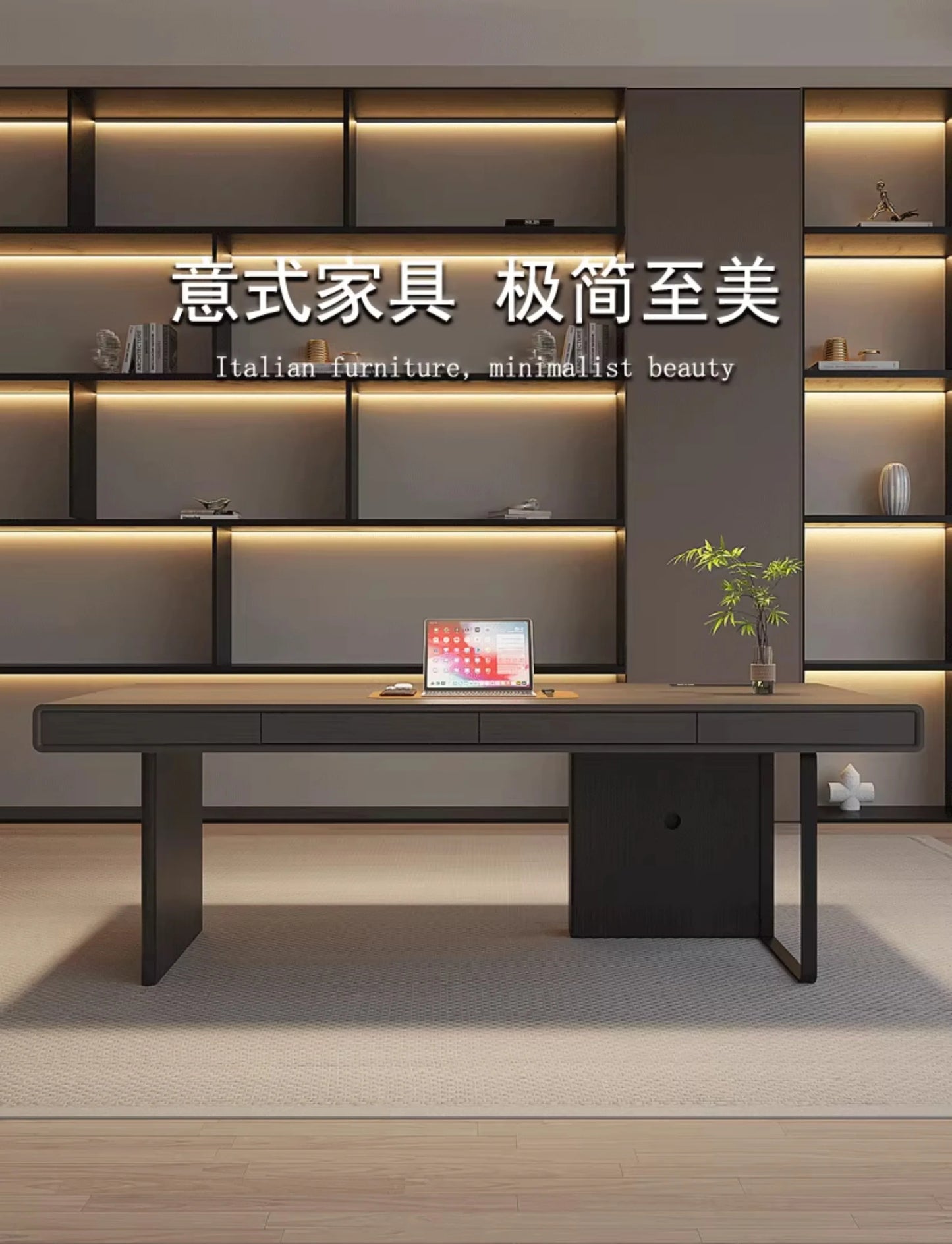 Stylish Executive Writing Desk Perfect Office Study Corner Modern Design Meets Functionality Mesa Para Computador Accessories