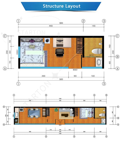 Outdoor Office Pod Homes Prefabricated Modern Mobile Cabin Prefab House Capsule Home