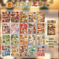 Mr. Paper 45 Sheets/book Creative Sticker Book Used of DIY Phone Case Photo Frame Album Scrapbook Retro Decoration Art Stickers