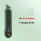 Deli 3pc Set Utility Knife Art Carving Knife Cutter School Suplies Cut Tools Wallpaper Stationery Express Delivery Safe Knife