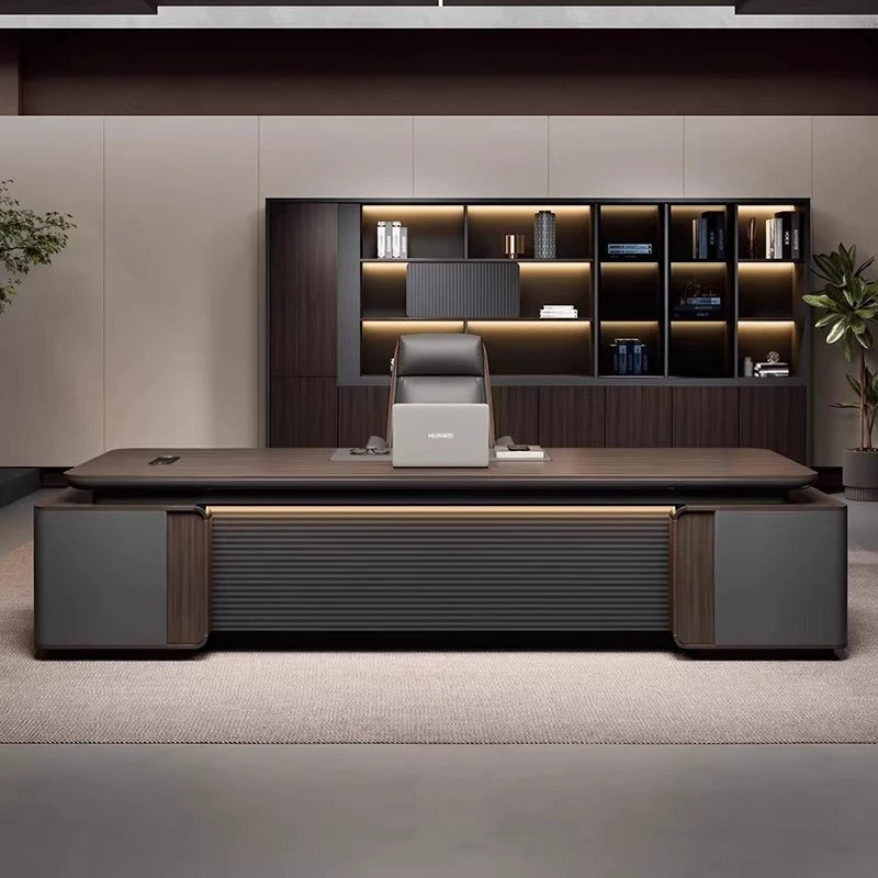 Modern Luxury Office Desk Computer Minimalist Multifunctional Design Office Desk Storage Executive Ordenador Unique Furniture