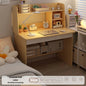 Desk, bookshelf, integrated computer desk, home bedroom, small table for students to learn to write