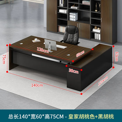 Wooden Professional Office Desk Vintage Simple Irregular Living Room Office Desk Modern Escritorio Oficina Trendy Furniture
