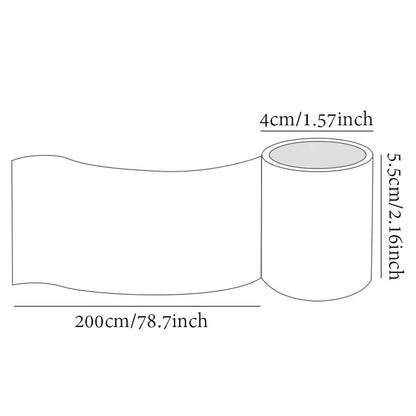 Mr. Paper 4Style 1Roll/bag National Style Shell Light PET Die Cut Tape for DIY Handbook Phone Case Photo Frame Decoration