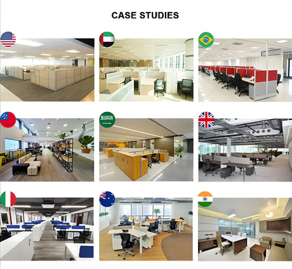 Office Workstation l Shaped Work Ceo boss Executive Furniture Luxury Desks for Room Table Modern Design  boss office desk